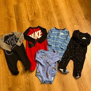 LOT OF 5 BABY BOY NIKE OUTFITS